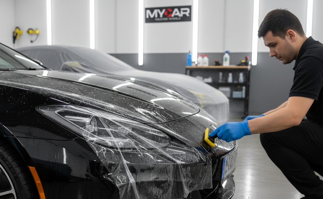 Paint Protection Film (PPF) service at MYCAR